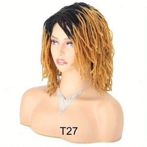 Blonde Short Dreadlock Wigs 10″ inches